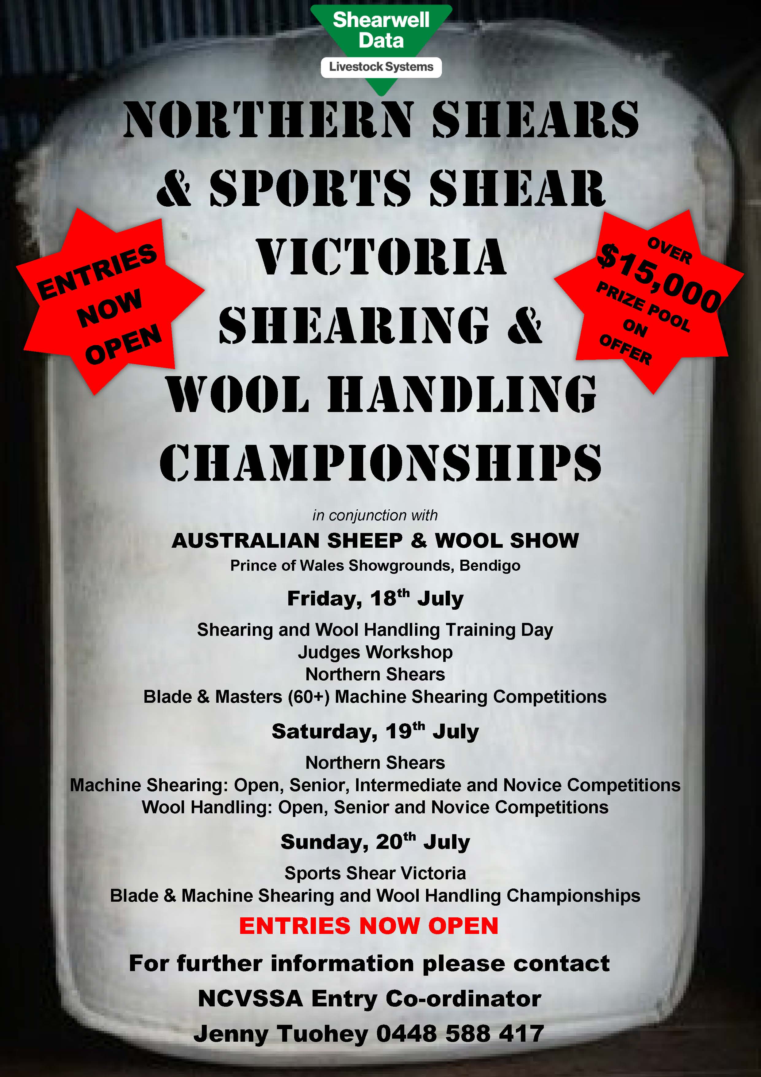 ENTRIES NOW OPEN